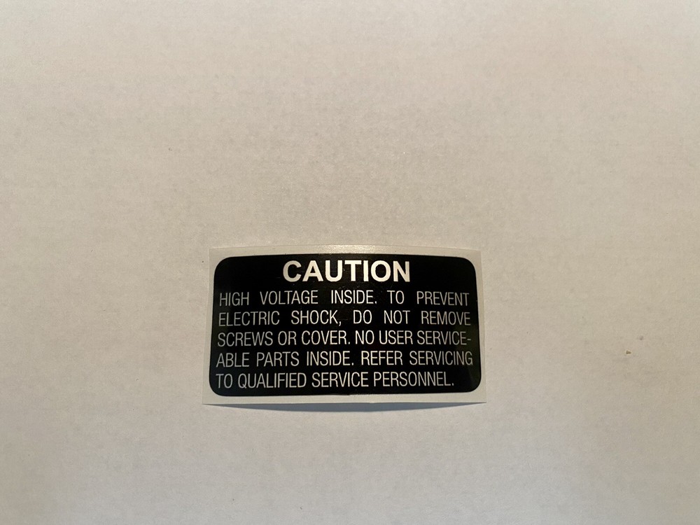 Sansui Cabinet Restoration Sticker Set