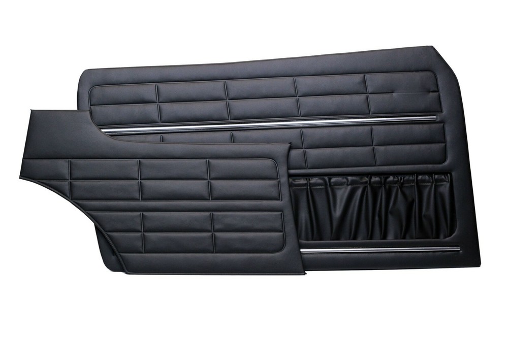 For VW KARMANN GHIA DOOR PANEL SET BLACK 4 Pcs