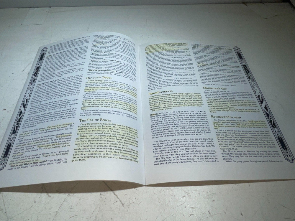 Advanced Dungeons & Dragons: Dragonlance Dragon's Rest DLA3 (1990) NO MAP