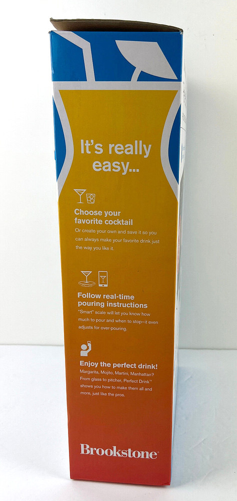 NEW (Open Box) Brookstone Perfect Drink App-Controlled Bartending System