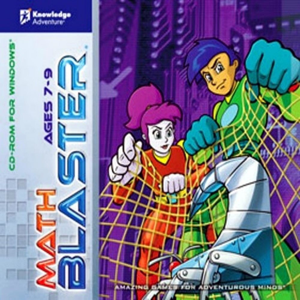 Math Blaster Ages 7-9 Edutainment for Adventurous Minds! PC Software Sealed New