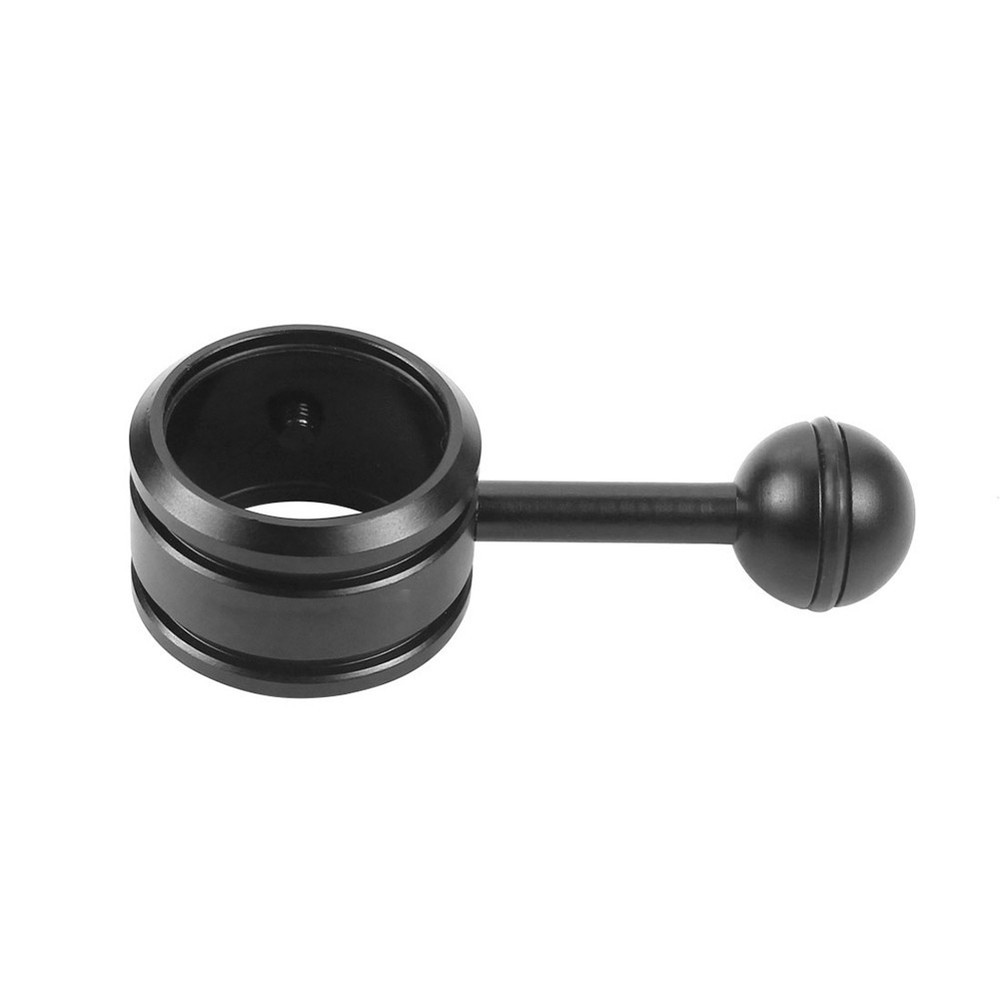 Robust Diving Light Bracket 1 Inch Ball Joint Adapter for Flashlight Stability