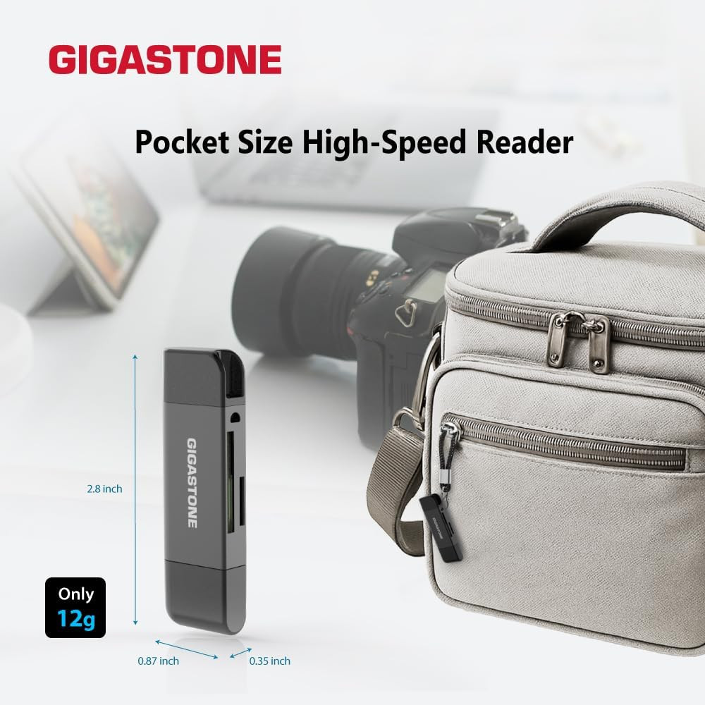 5-Pack USB-A/USB-C SD Card Reader, Dual Slot for SD/Micro SD, Compatible Devices