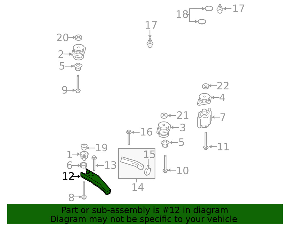 Genuine Ford Bracket FL3Z5F078A