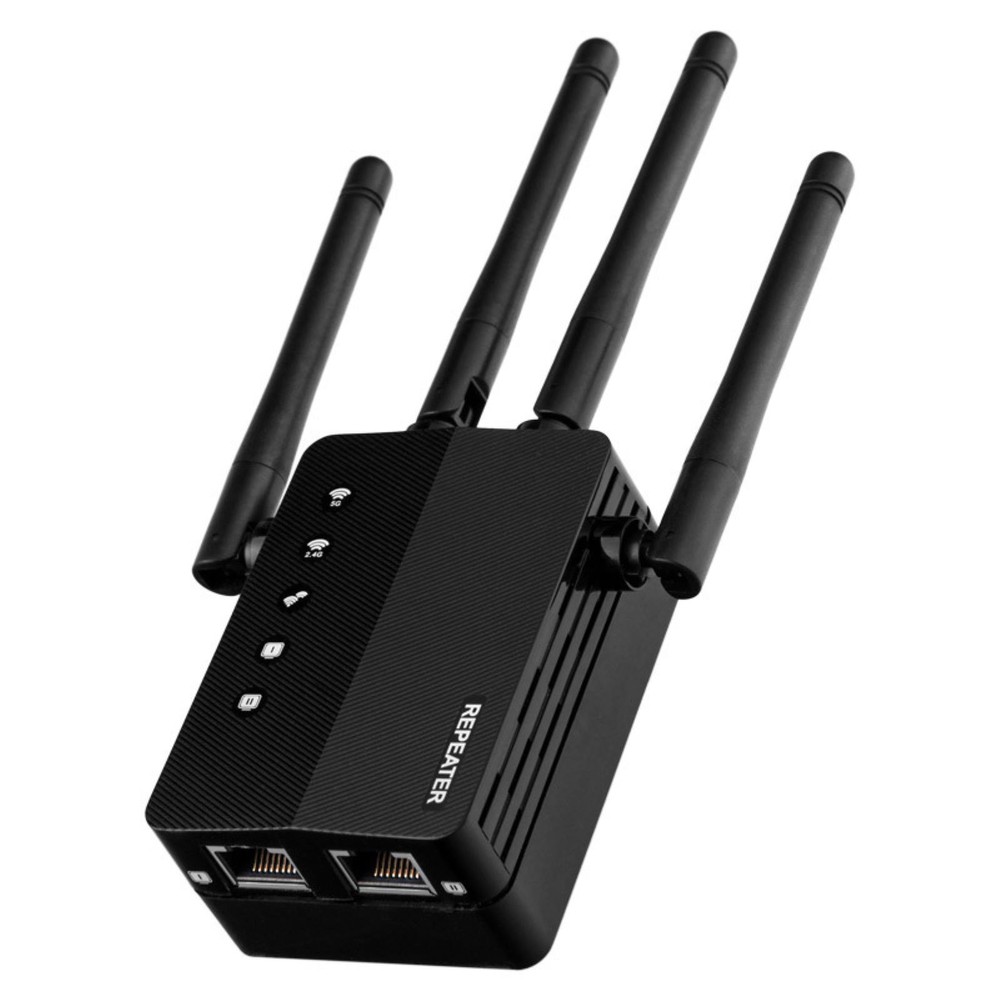 1 x WiFi Extender Signal Coverage Booster Compatible For Linux Easy To Setup