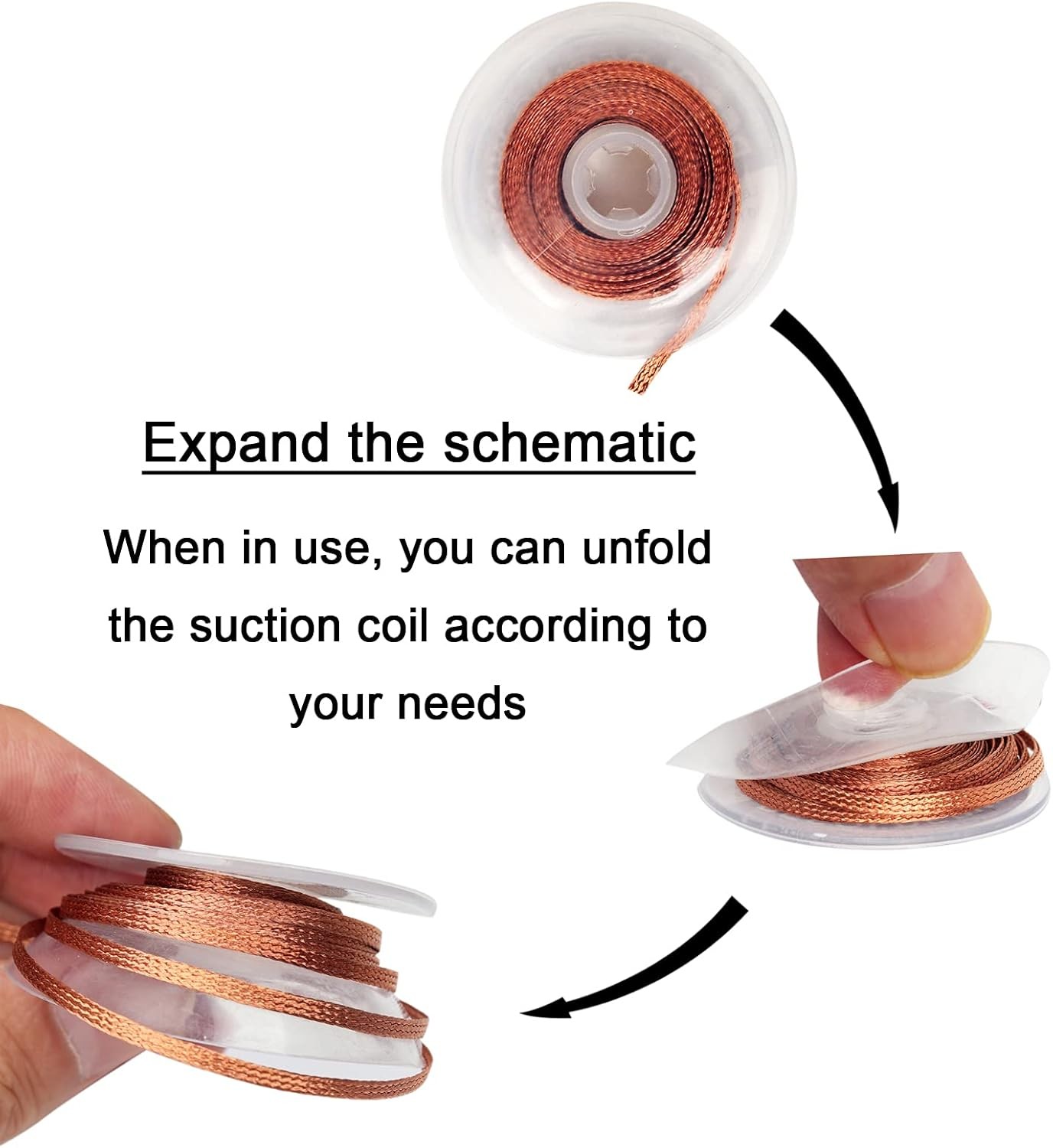 solder wick braid 10ft Length Desoldering Wick Braid Remover Tool Solder Sucker