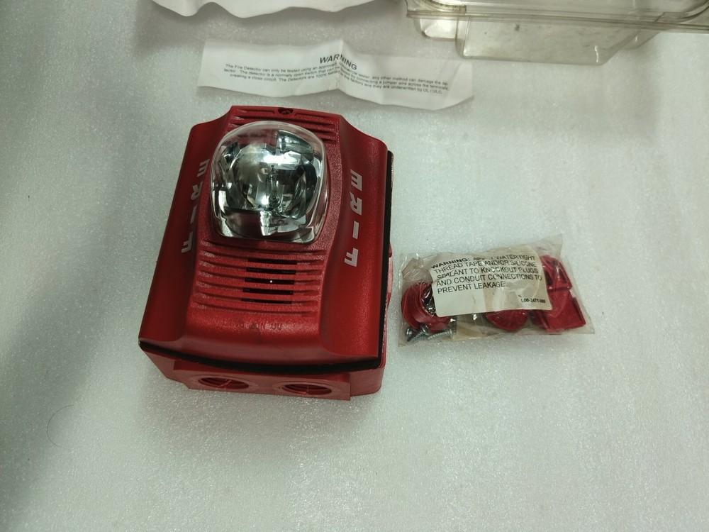 SYSTEM SENSOR MODEL NO. P2RK & HEAT DETECTOR 5602