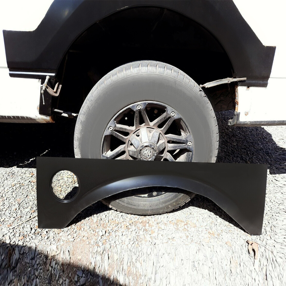 Rear Bed Wheel Arch Repair Panels W/o Molding Holes For 09-14 Ford F150 F-150 LD