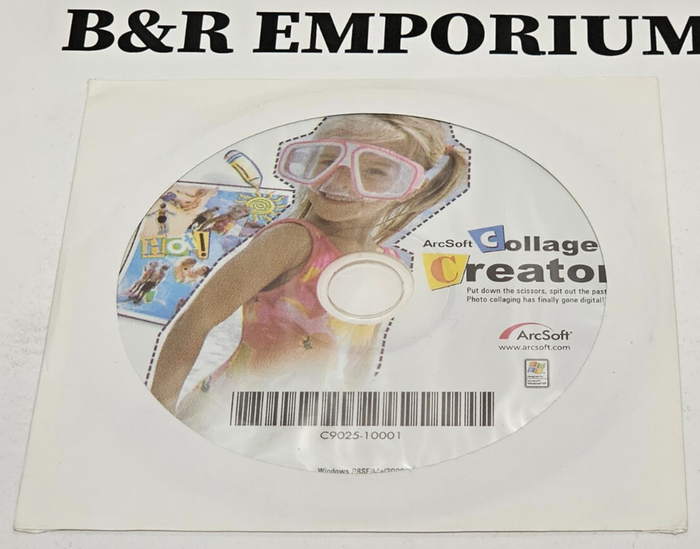 ArcSoft Collage Creator - (2004 ArcSoft Inc.) - Used CD-ROM