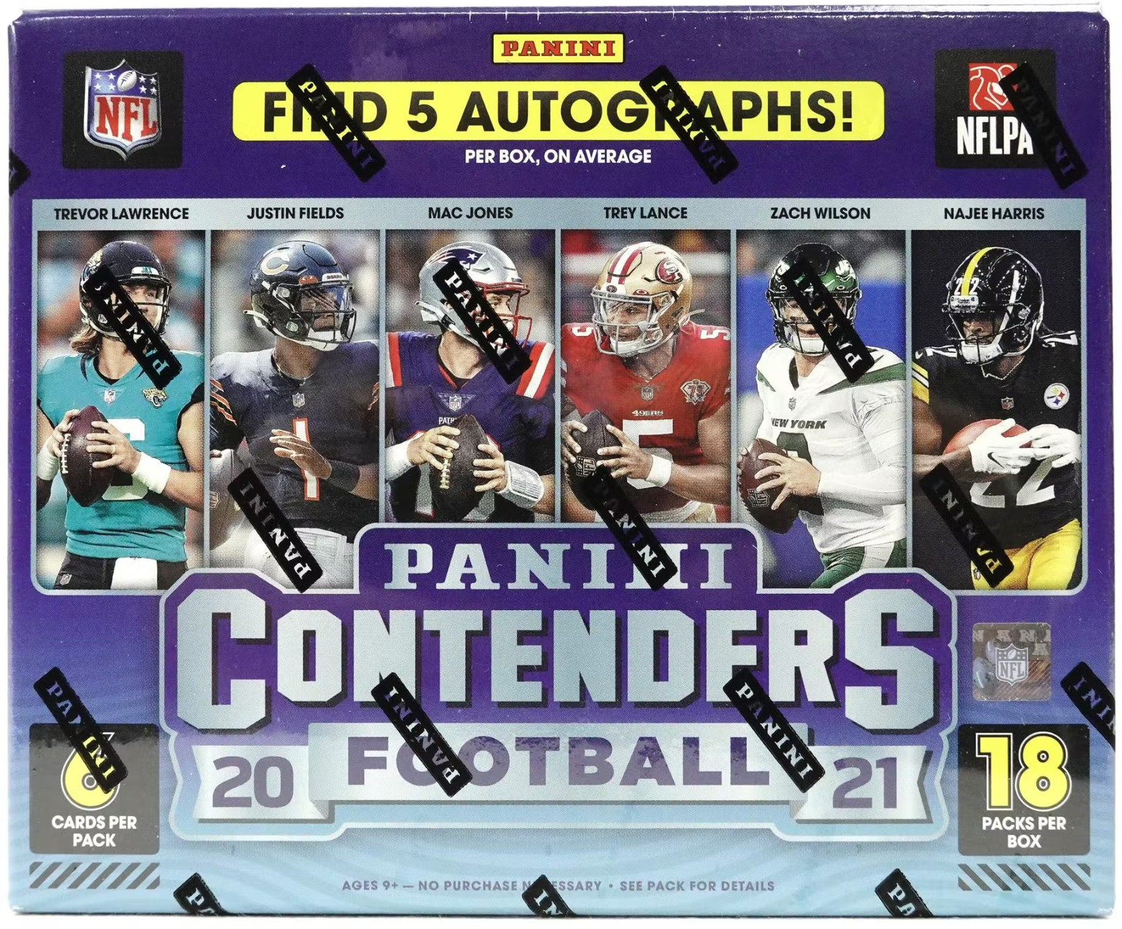 2021 Panini Contenders Football Sealed Hobby Box