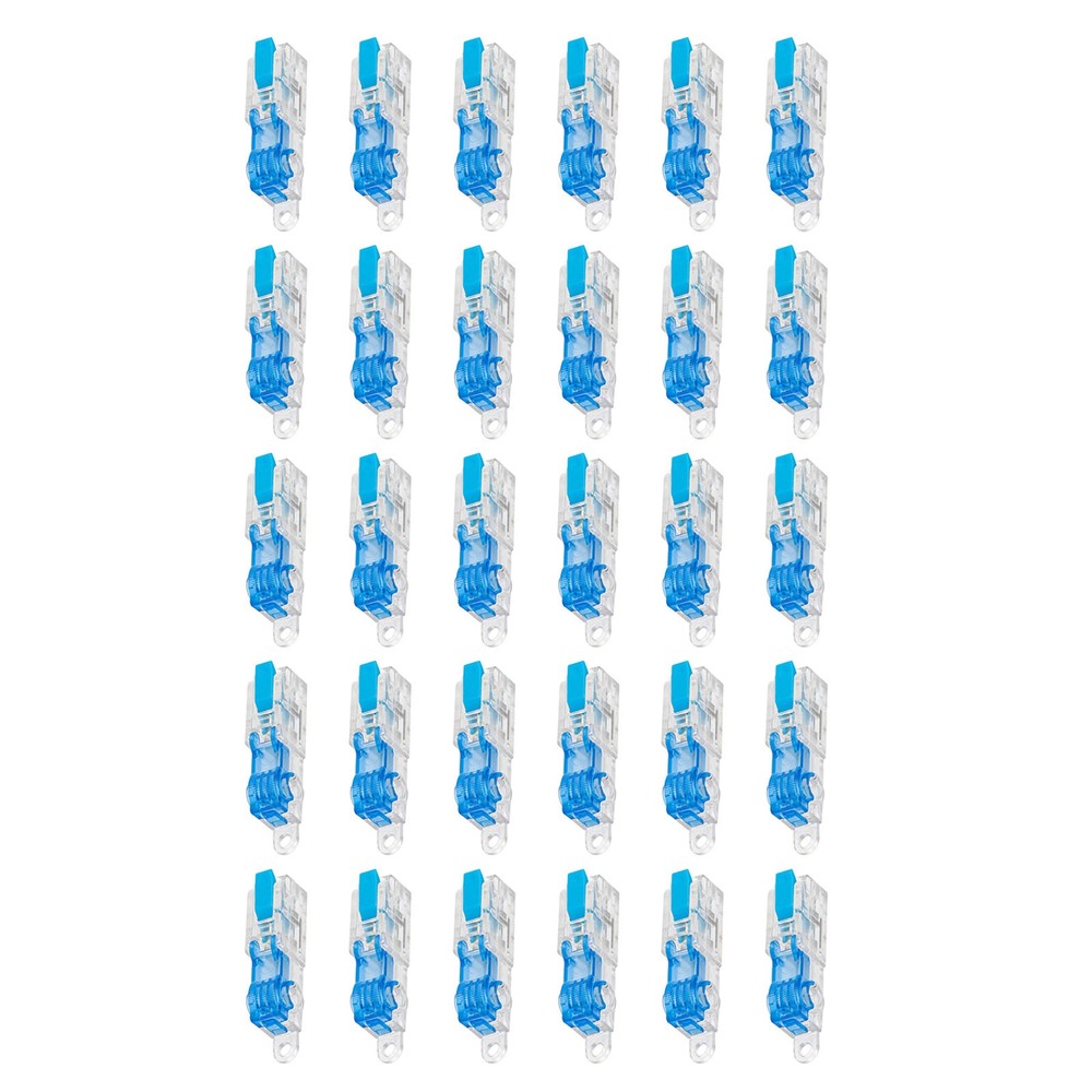 30Pcs T-Tap Splicing Terminals Durable Plastic Casing Material 250 Volt Rating