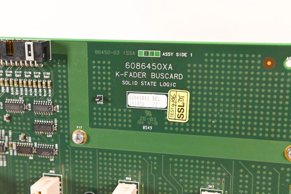 Solid State Logic SSL C300 HD K-Fader Buscard CG01UZ5