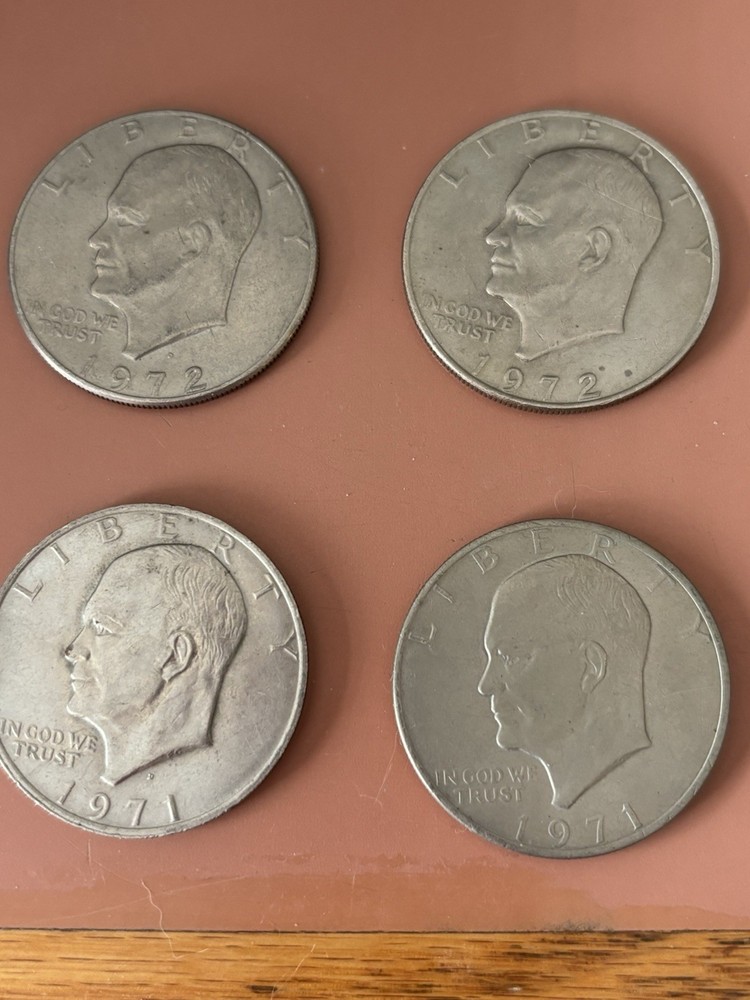 ike dollar coins 71 & 72, P & D