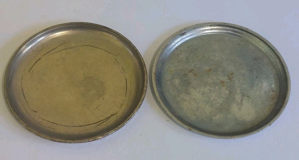 2 Vintage Pocket Watch Backs