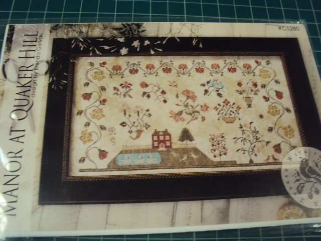 With Thy Needle and Thread  Manor at Quaker Hill sampler cross stitch
