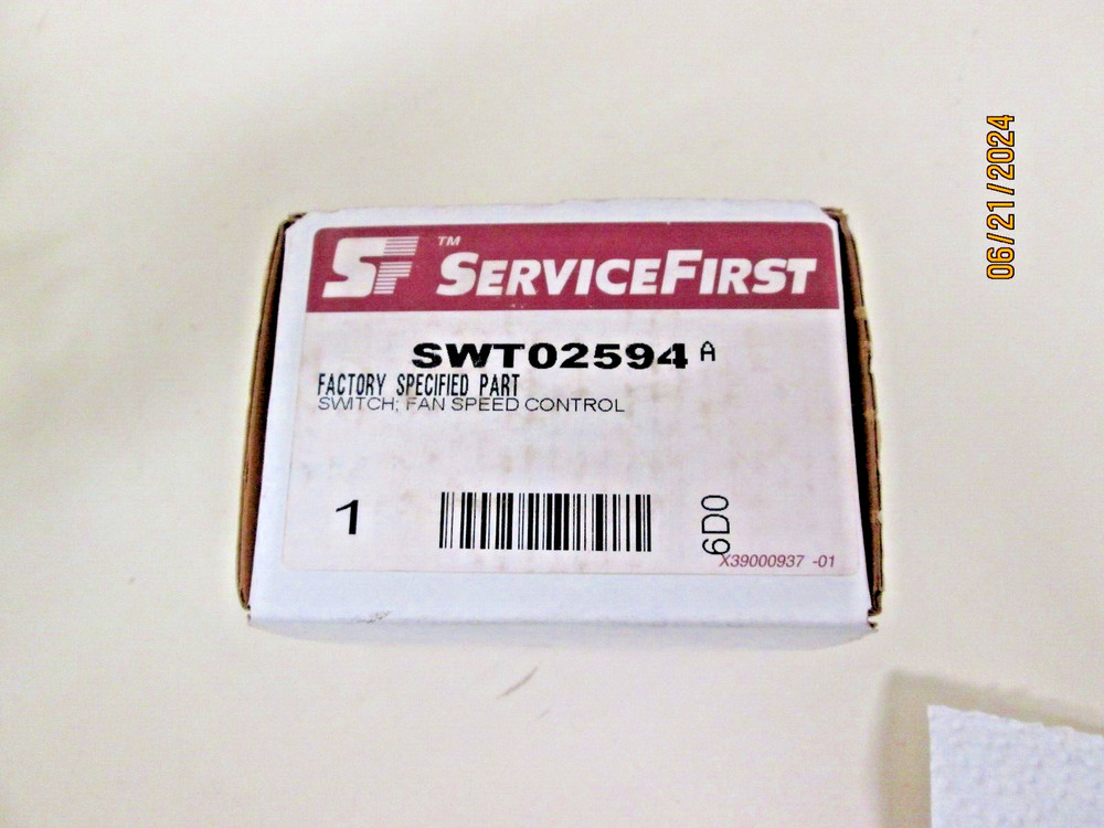 SERVICE FIRST  SWITCH : FAN SPEED CONTROL  (SWT02594) A