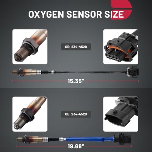 Oxygen Sensor Upstream Downstream O2, Compatible with Chevy Cruze 2011-2015