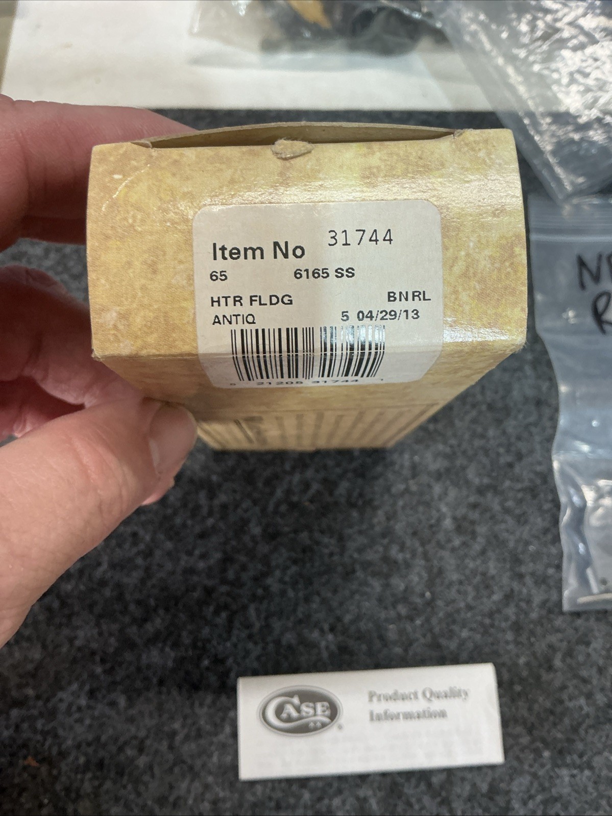 CASE XX BROWN leather sheath folding hunter 6265 5265 6165 5165 “Brand New”