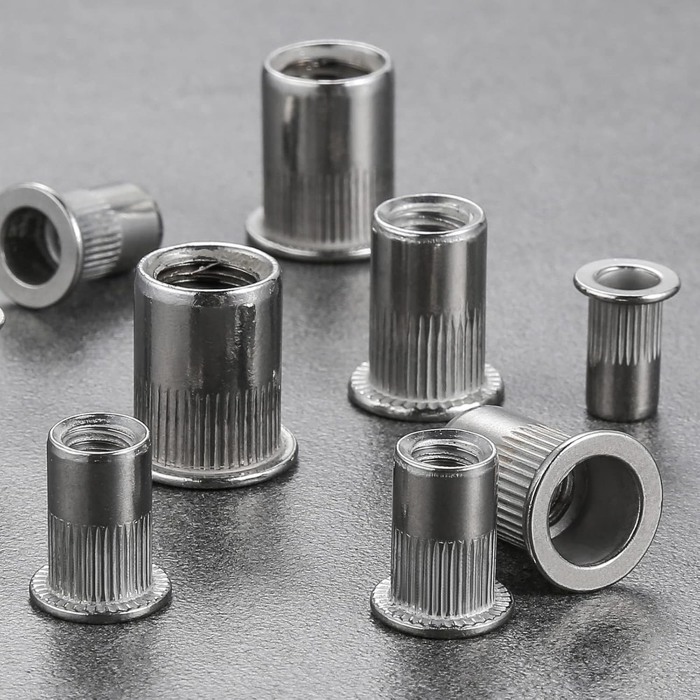 Rivet Nut InchUNC Stainless Steel Flat Head Rivnut