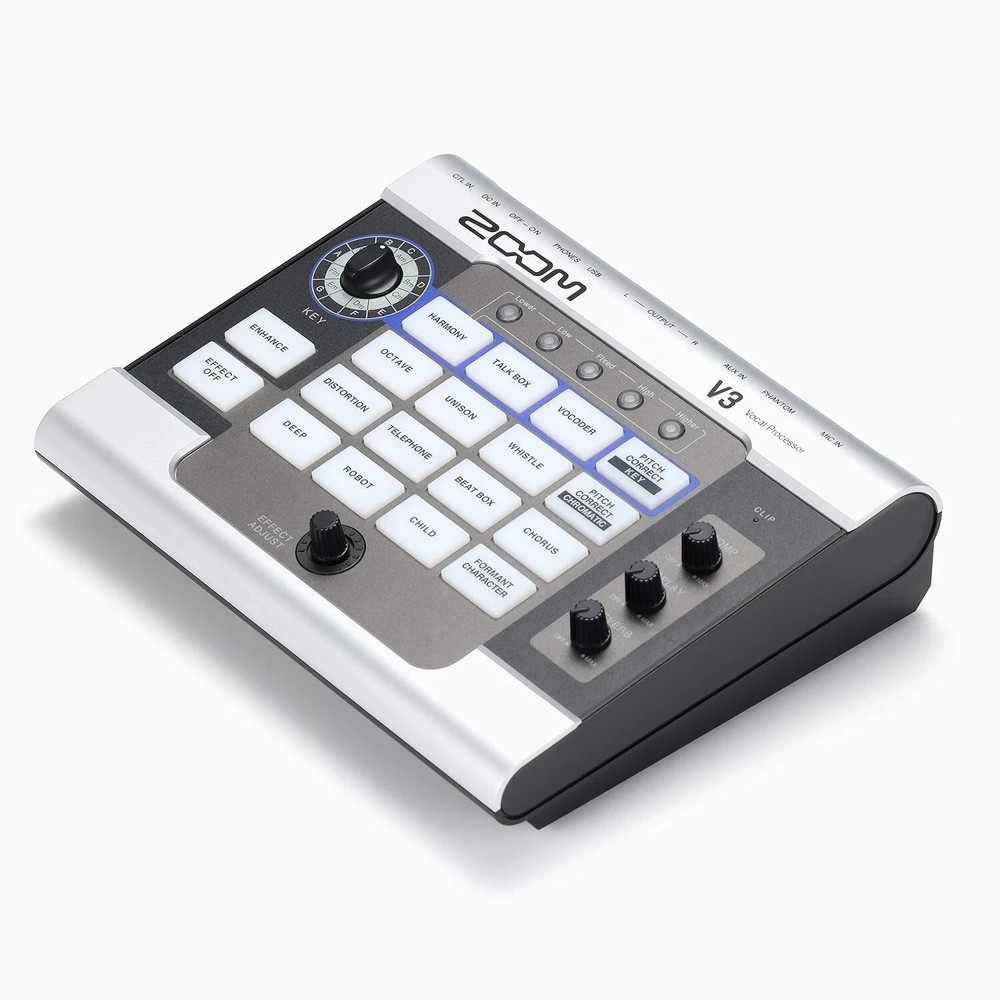 ZOOM V3 Vocal Processor Voice Effects Voice Changer Multi-Effect