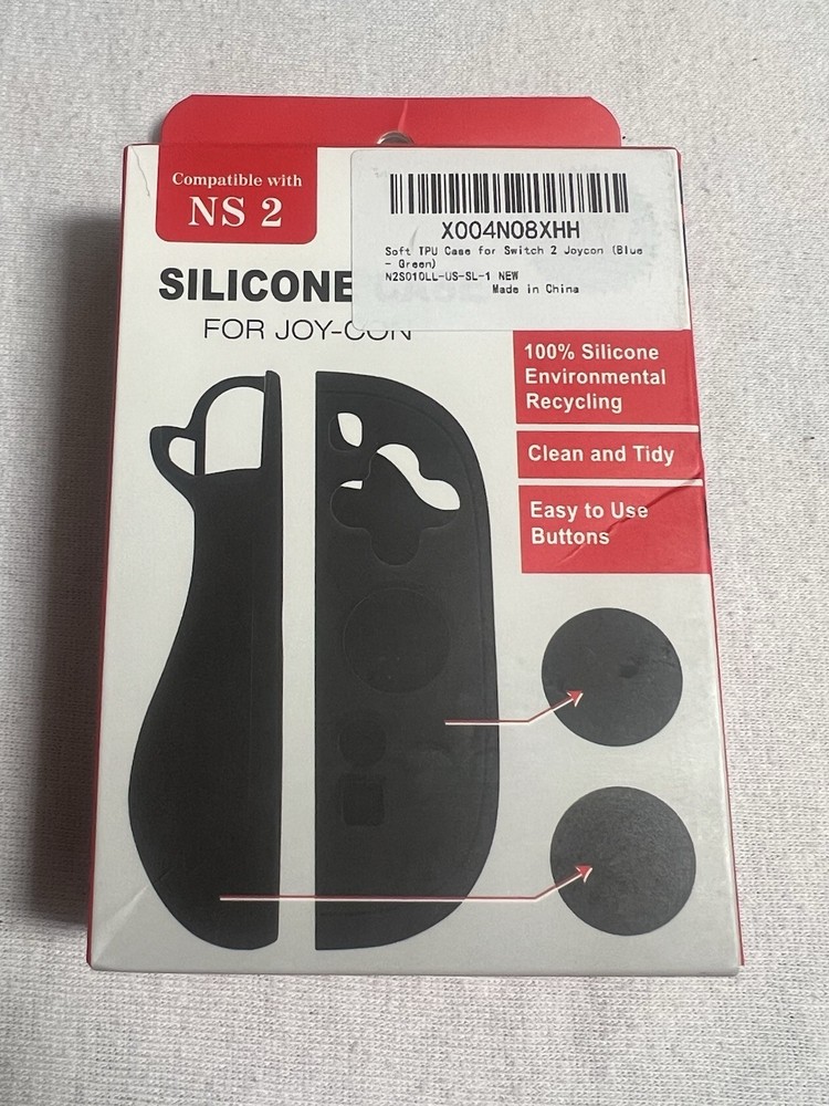 2pcs Silicone Case for Nintendo Switch Joy-Con Controller Ergonomic Grip Cover