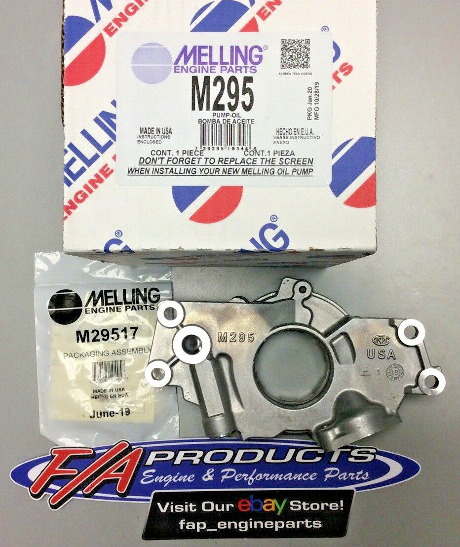 MELLING M295 Chevrolet 4.8L 5.3L 6.0L LS Engines Oil Pump FED EX 2 DAY SHIPPING