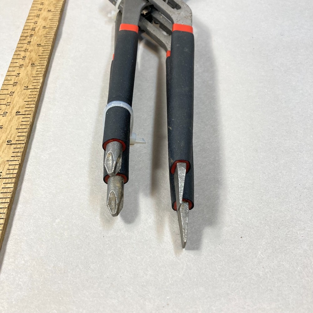 Raptor Pliers 2 Pc 10" Screwdriver Tip Handles