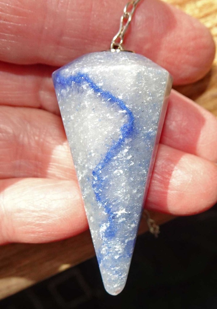 Blue Quartz Pendulum (Dumortierite)  p28