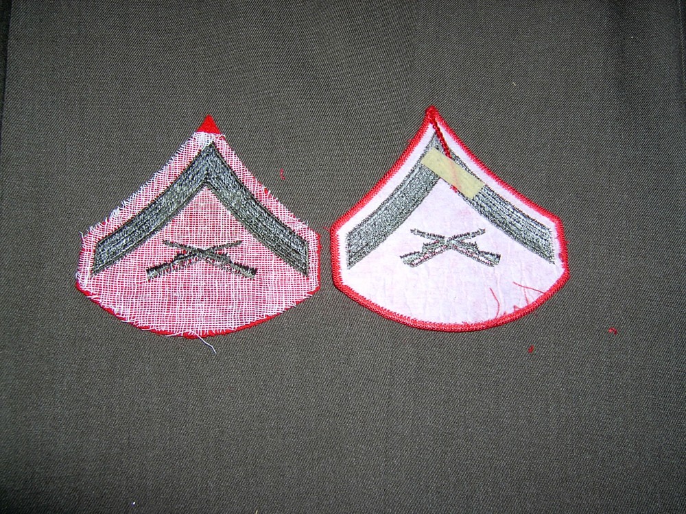 USMC Lance Corporal winter service variation pair