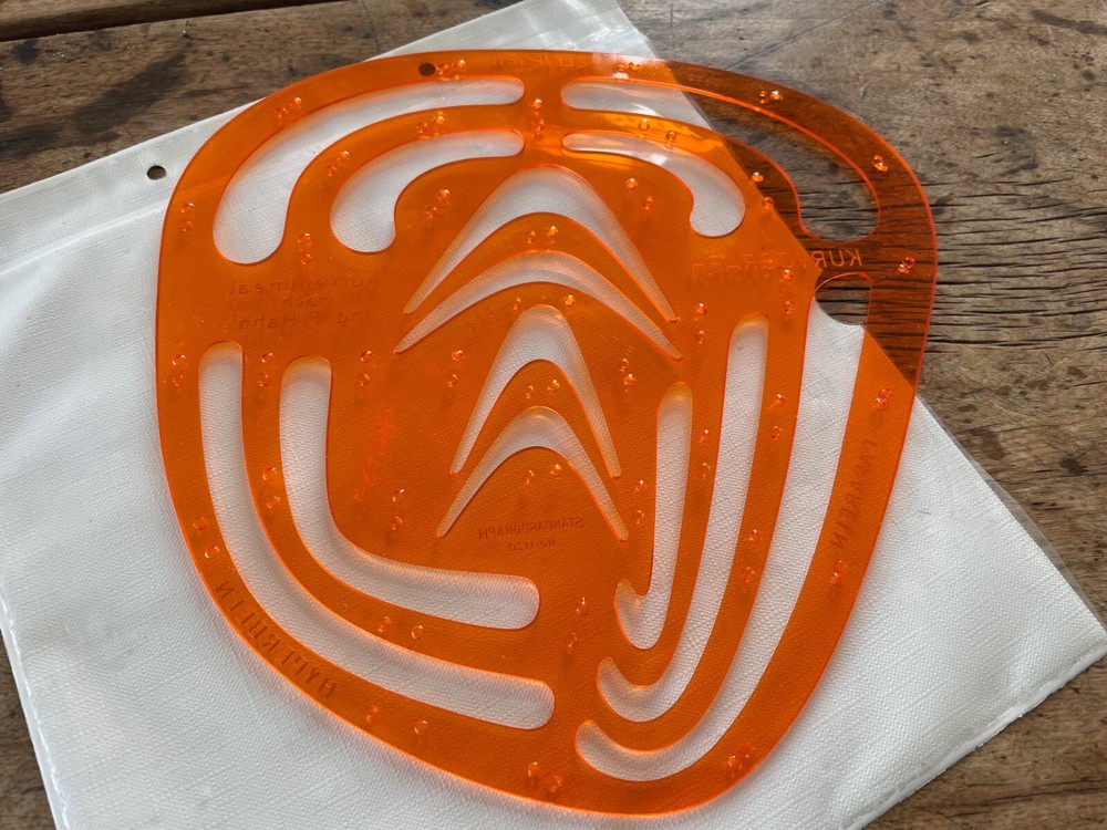 Two Vintage Standardgraph Stencils: Curves & Ellipses; Hexagonal Nut Templates