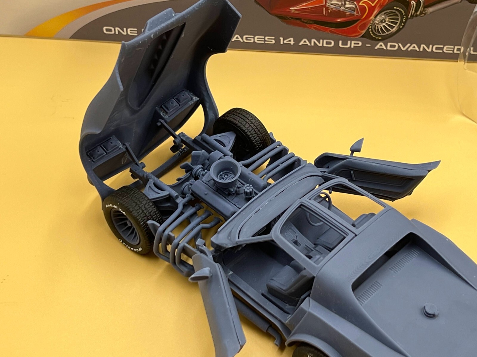 1:25 Corvette Summer Resin Model Kit With Decals, Rubber Tires and Clear Parts