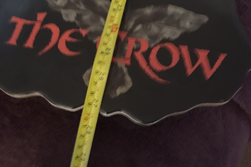 Vintage RARE! THE CROW B.Lee,Bel In Angels plastic top card board Poster Lg 28”￼