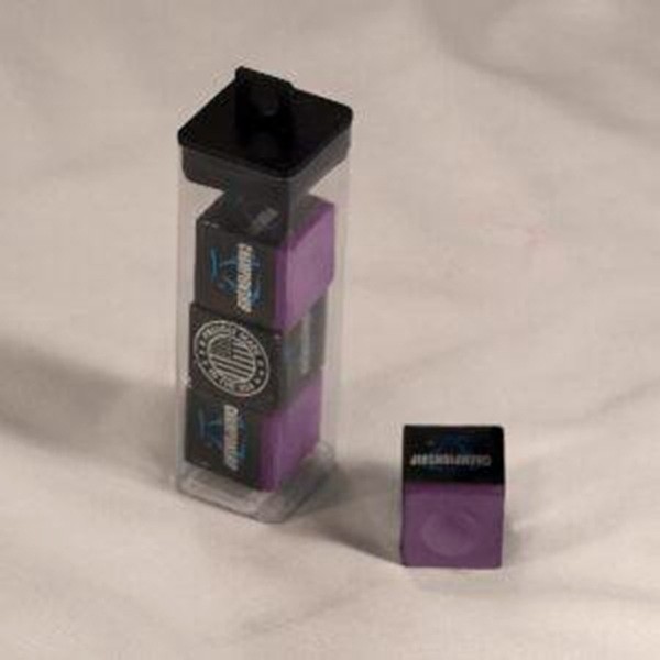 Silver Cup  / Championship Billiard Chalk - 4 pack (Plum)