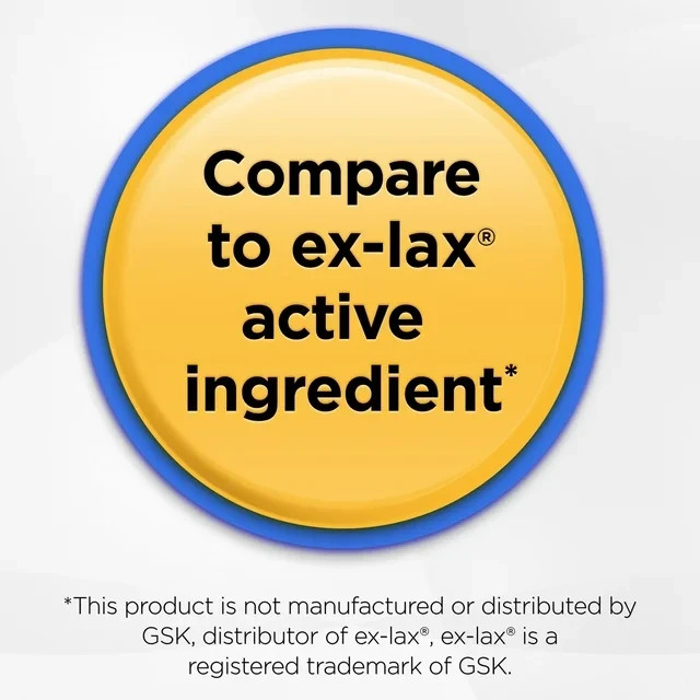 Equate Regular Strength Chocolate Laxative, 24 Pieces