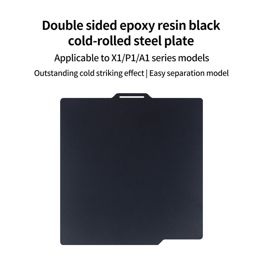 For X1/P1/A1 3D Printer Double-sided Low Temperature Printed Steel Sheet