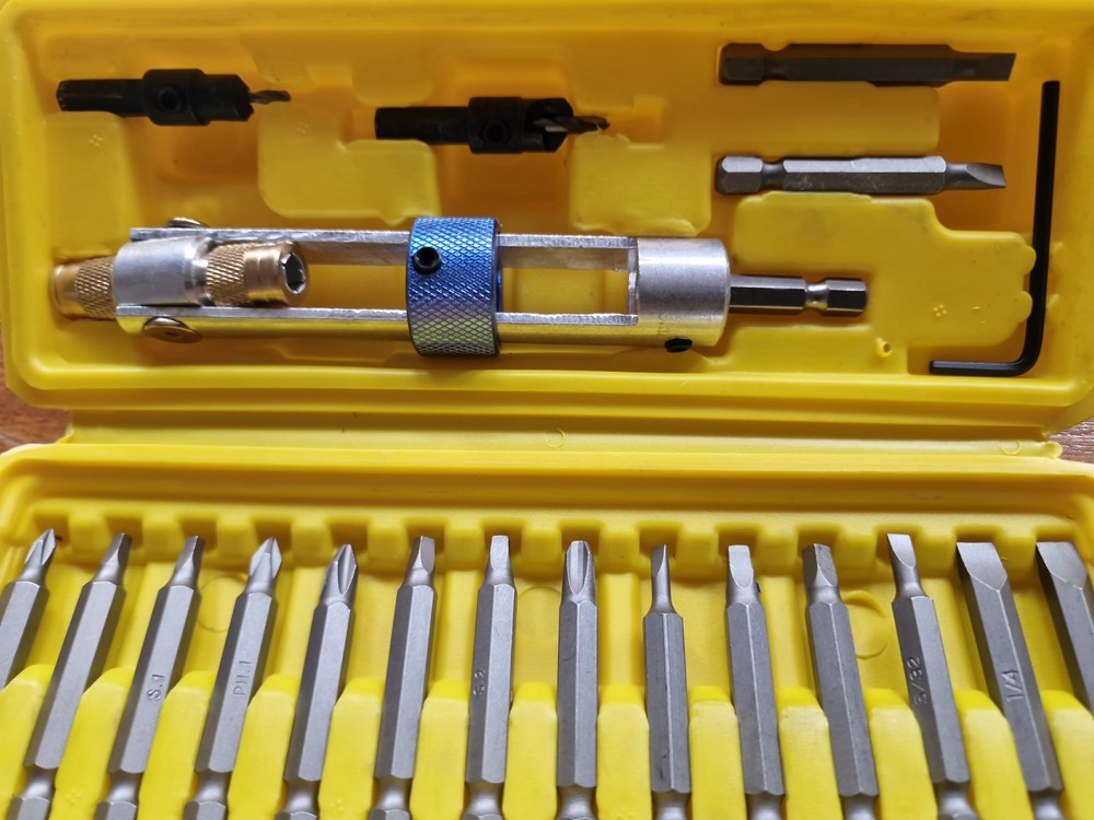 Manual Impact Screwdriver Set With Bits & Case Heavy Duty Driver Tool Complete