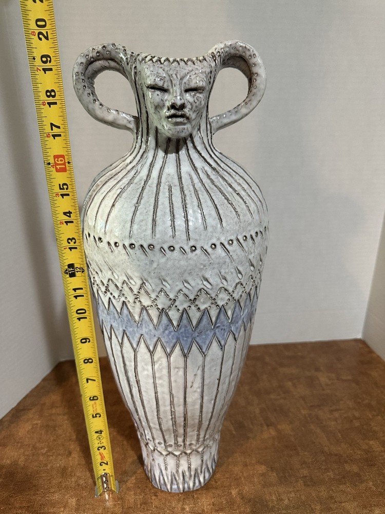 Fhen 20” Tall Vase Sculpture Pottery