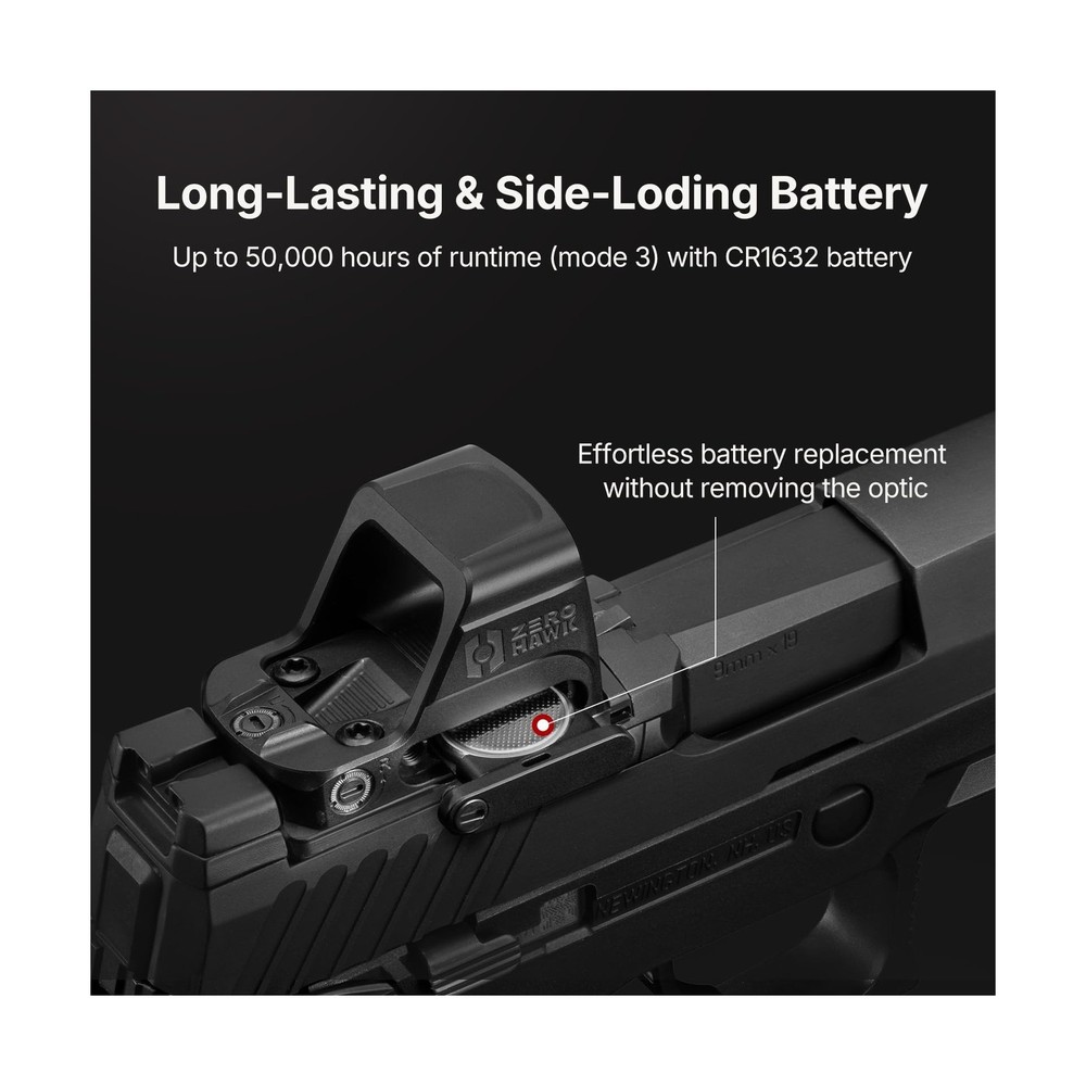 OM1 Red Dot Sight, 2 & 32 MOA Multi Reticle System Micro Reflex Sight f...