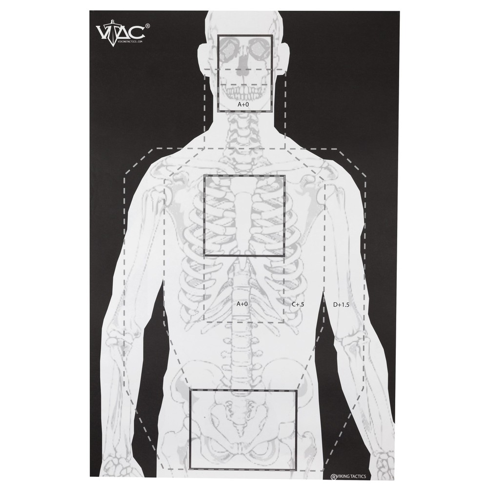 Action Target Viking Tactics Double Sided Training Target 23x35 100 Pack