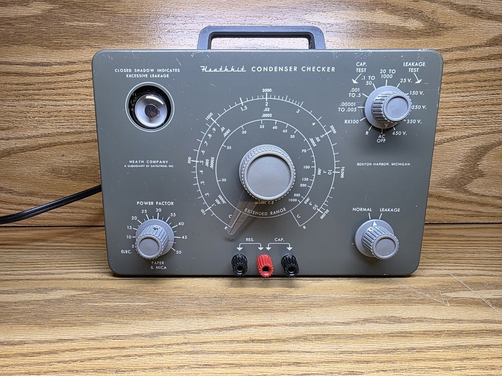 Heathkit C-3 Capacitor Tester Condenser Checker