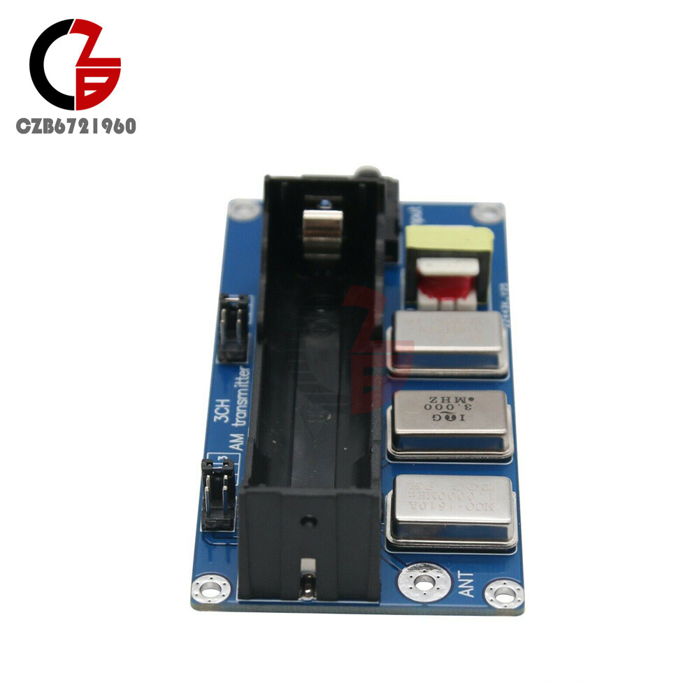 3-Channel AM Transmitter 1MHZ 3MHZ 5MHZ Finished Board + Antenna + Audio Cable