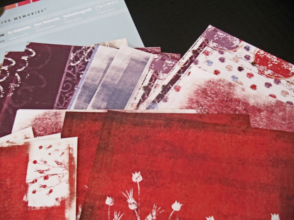CREATIVE MEMORIES 7x7 POWER PALETTE -Valentine Kit Partial