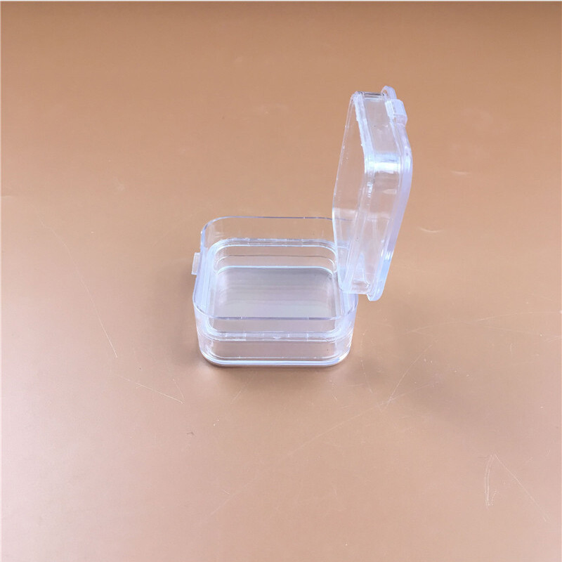 10pcs 2 Inch denture Tooth Box Membrane Plastic Transparent Tooth box to storage