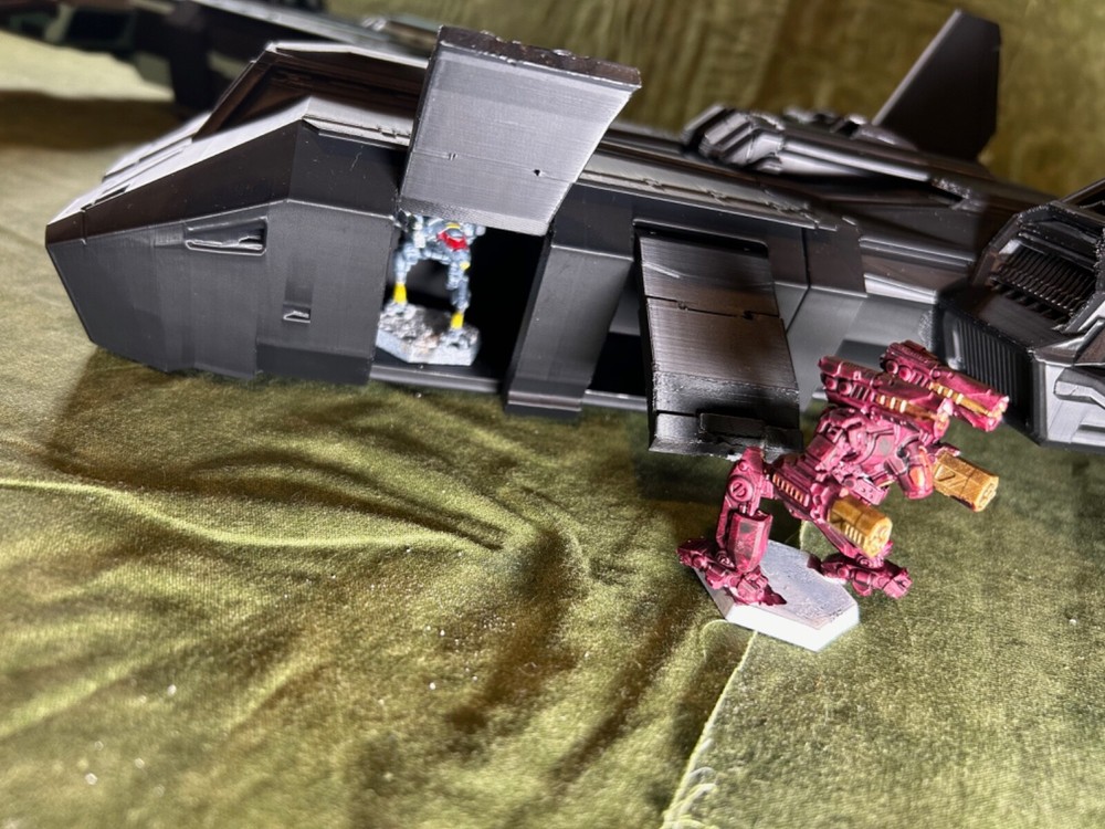 Mech Scale Leopard Class Drop Ship | Unpainted 1/285 or 6mm scale