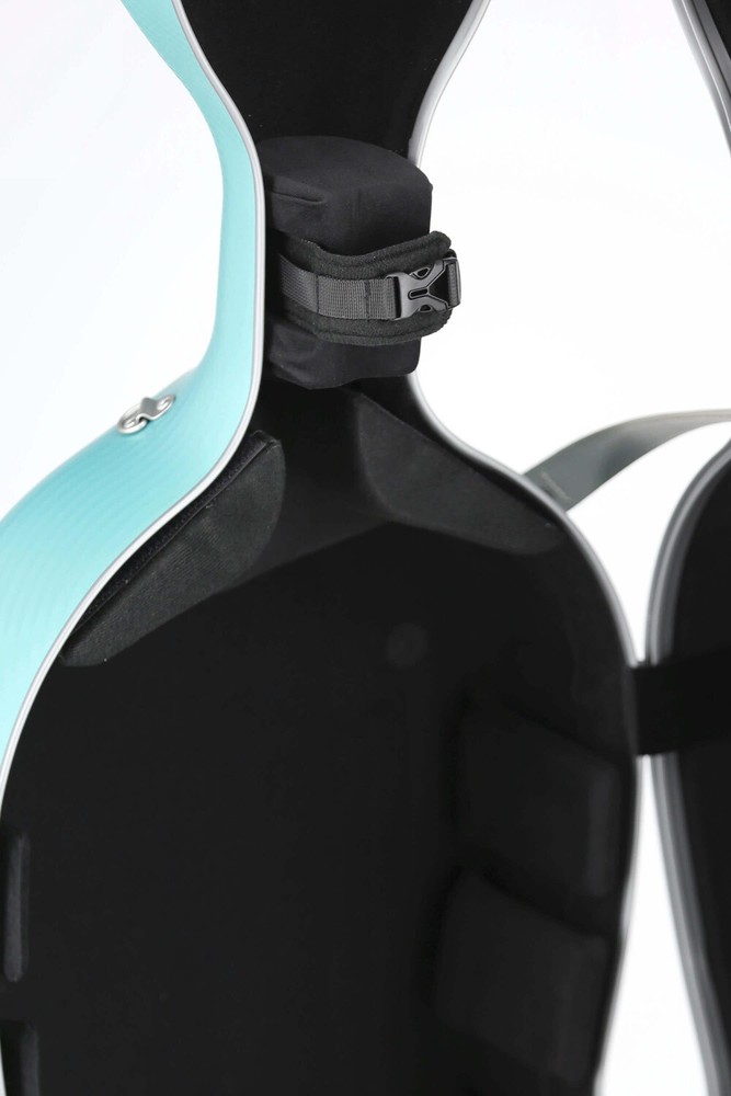 GEWApure cello case polycarbonate, model FUN, green-grey