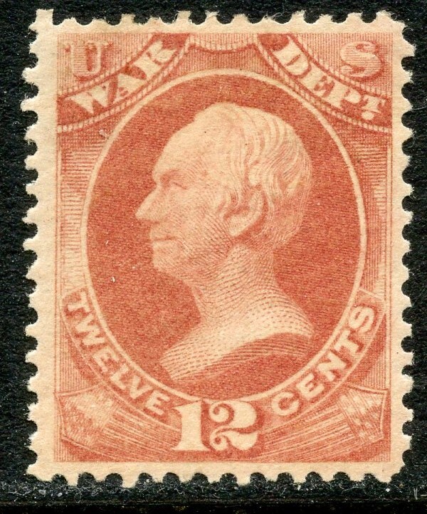 1873 12c WAR DEPARTMENT OFFICIAL OG O89