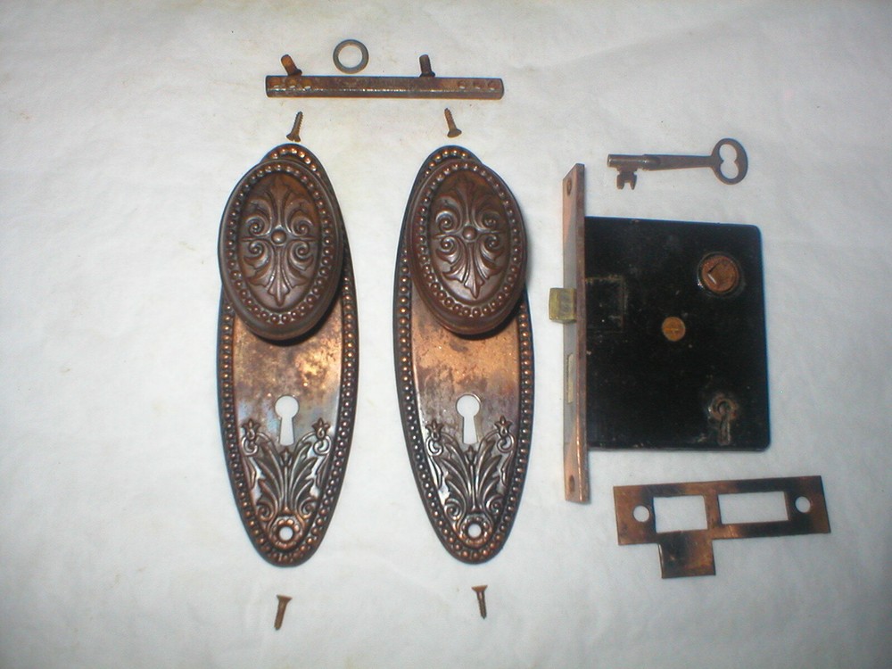 Antique Victorian Era Door Hardware