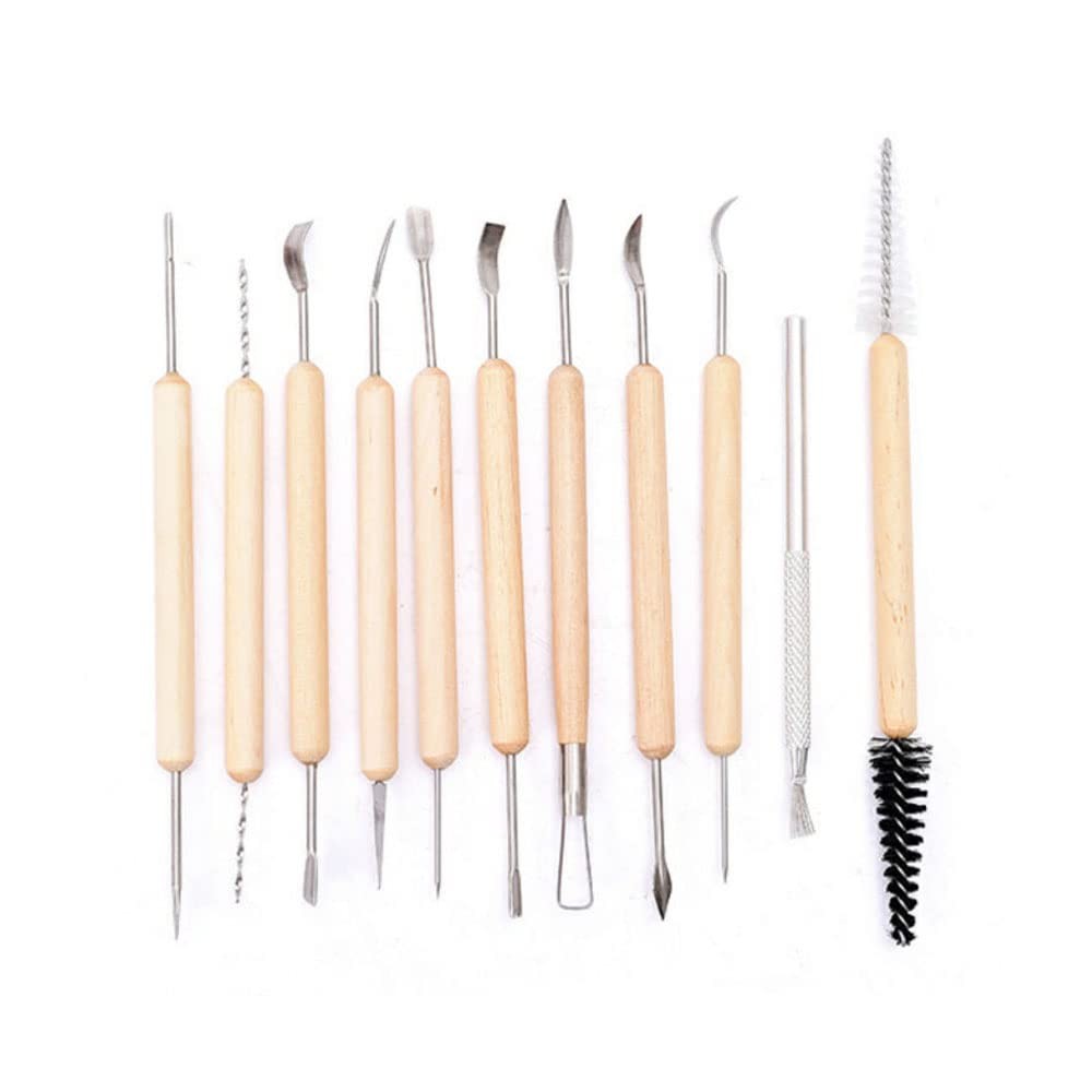 Clay Tools 40PCS Pottery Tools Clay Sculpting Tools Polymer Clay Tools Kit Ce...