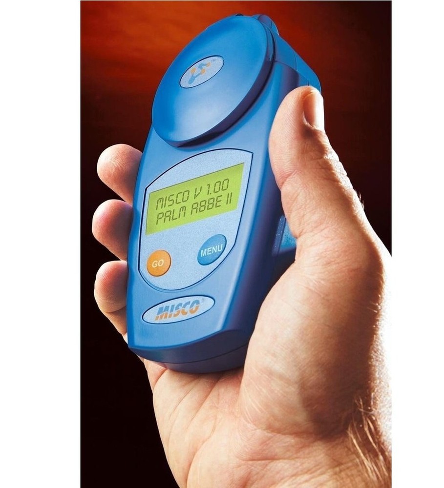 MISCO PA201 Palm Abbe Digital Handheld Refractometer, Brix Scale 0-56.0, Suga...