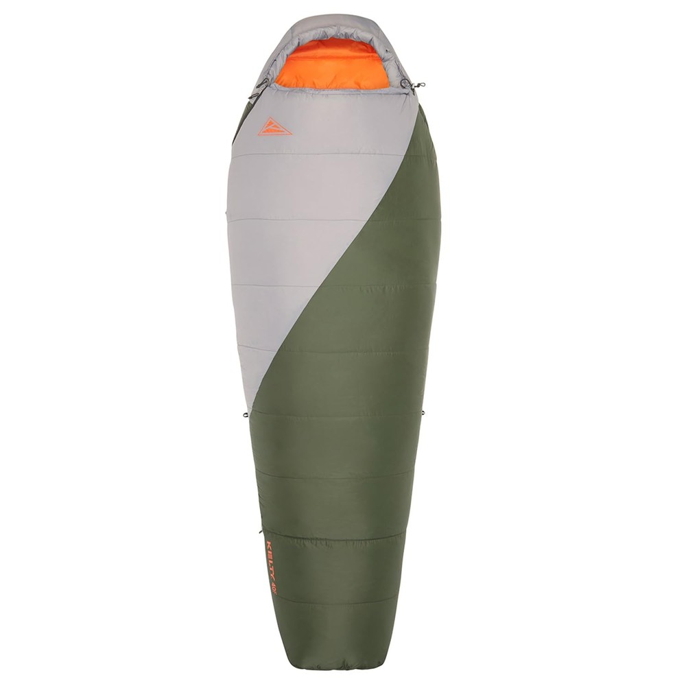 Compact 40 Degree Synthetic Backpacking Sleeping Bag with Compression Straps